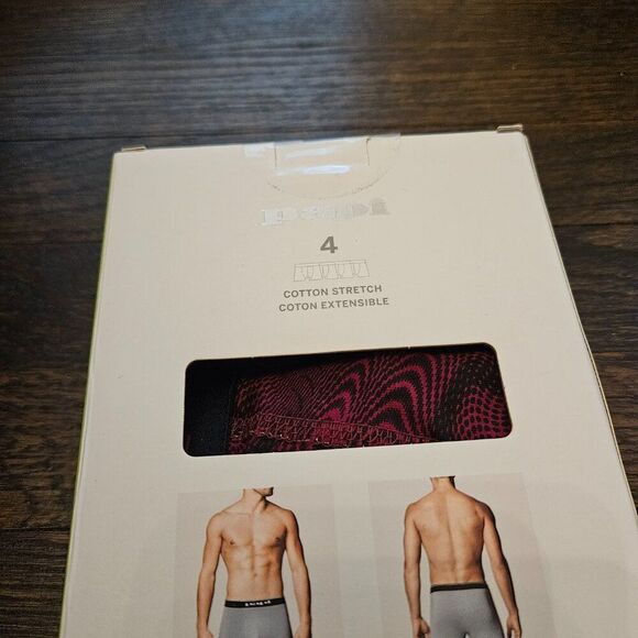 Papi Cotton Stretch Men's Boxer Briefs Size Small 4 Pack Multicolor Underwear - Picture 6 of 7